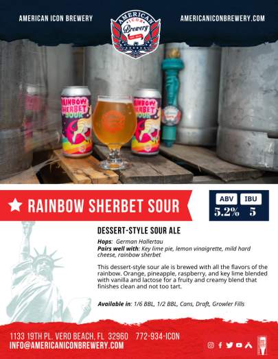 Rainbow Sherbet Sour Sell Sheet