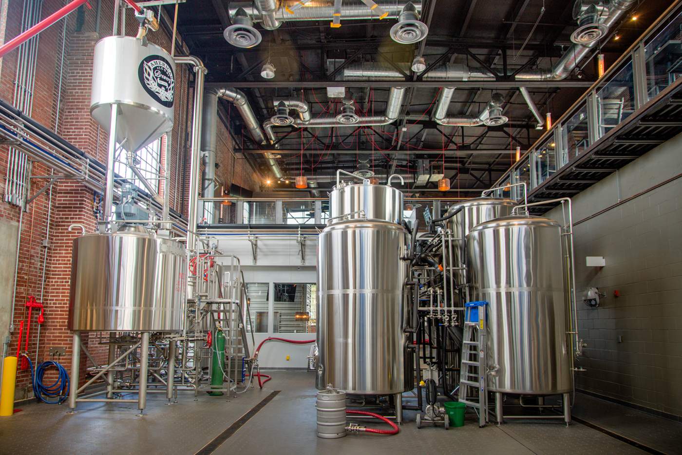 Brewery tanks